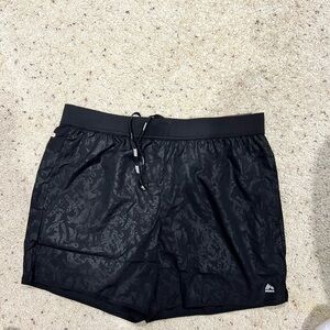 NEW NWT Black Reebok‎ RBX large L running active shorts